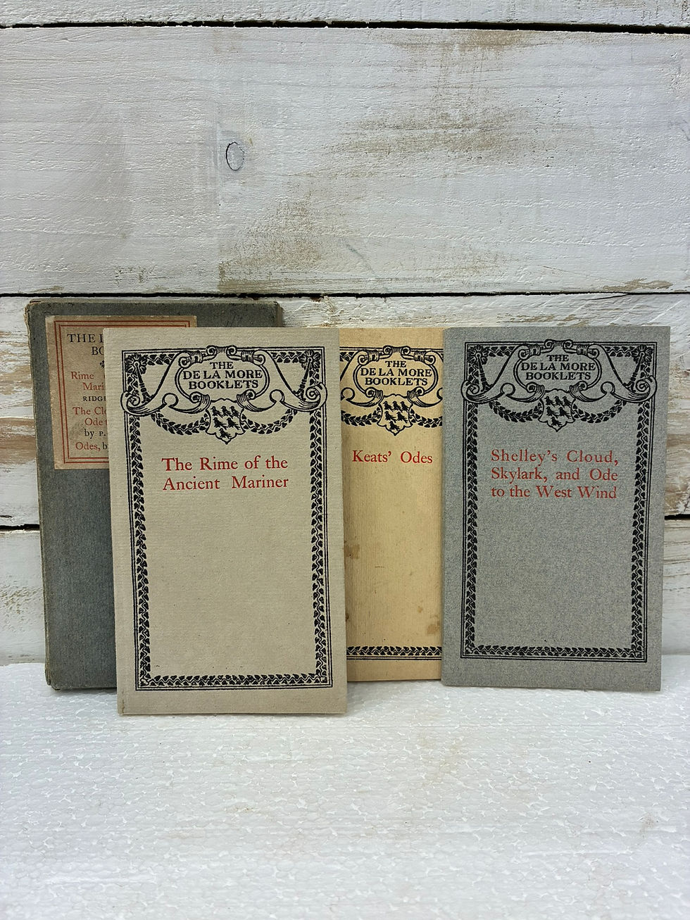 The De La More Booklets: Keats, Coleridge and P.B. Shelley