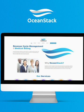 OceanStack Website Mockup