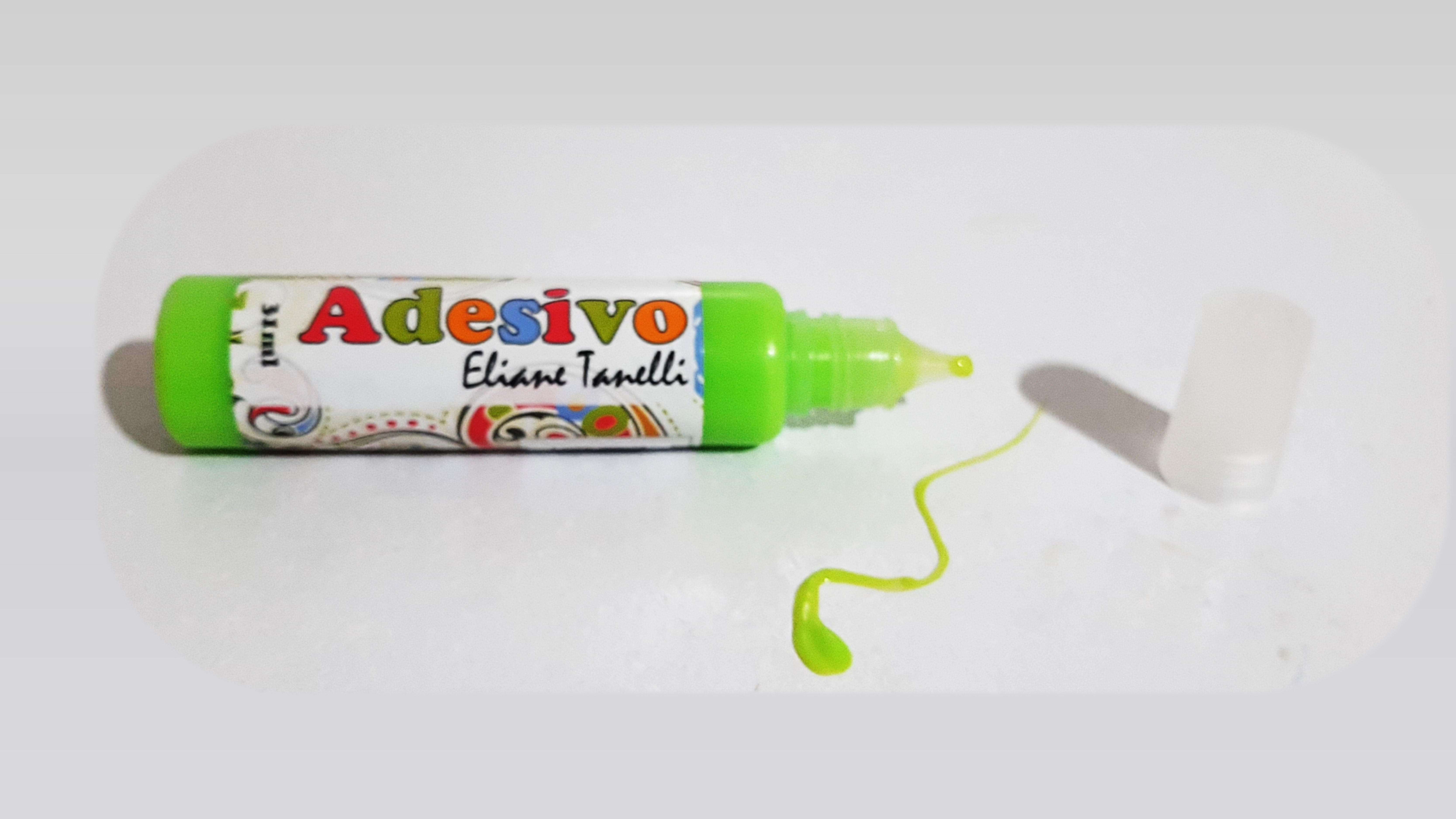   adesivo colorido verde claro

