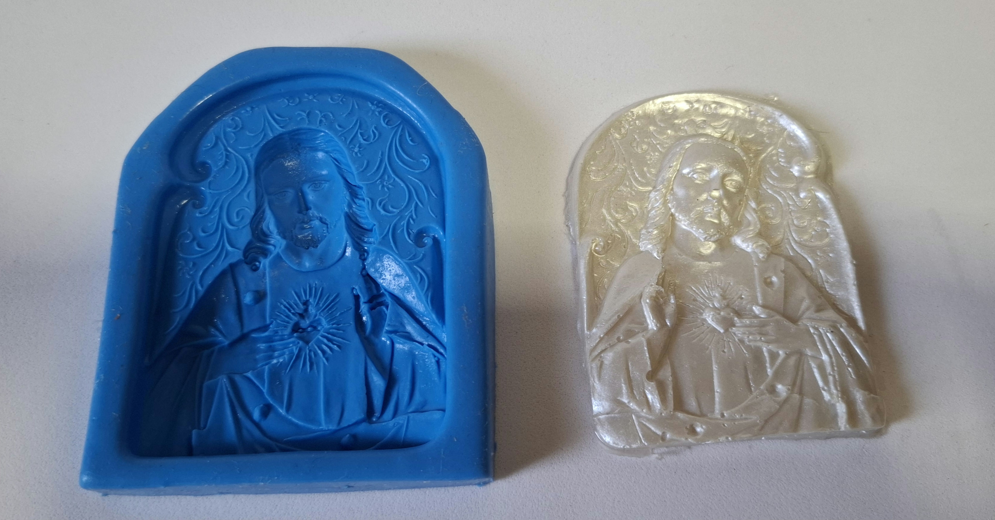  Molde de Silicone Jesus Cristo Sagrado Coração❤️