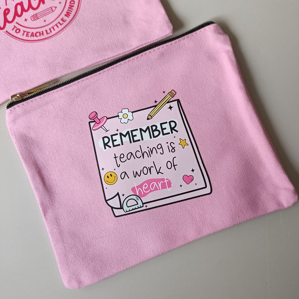 Thumbnail: TEACHERS HANDY POUCH (PINK)