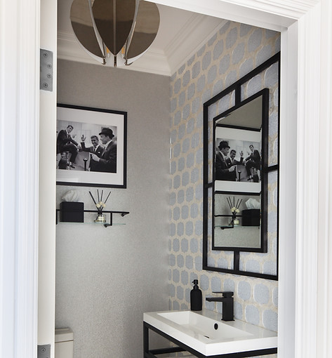 interior designers Old Brookville small powder room design