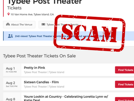 Tybee Post Tickets Scam