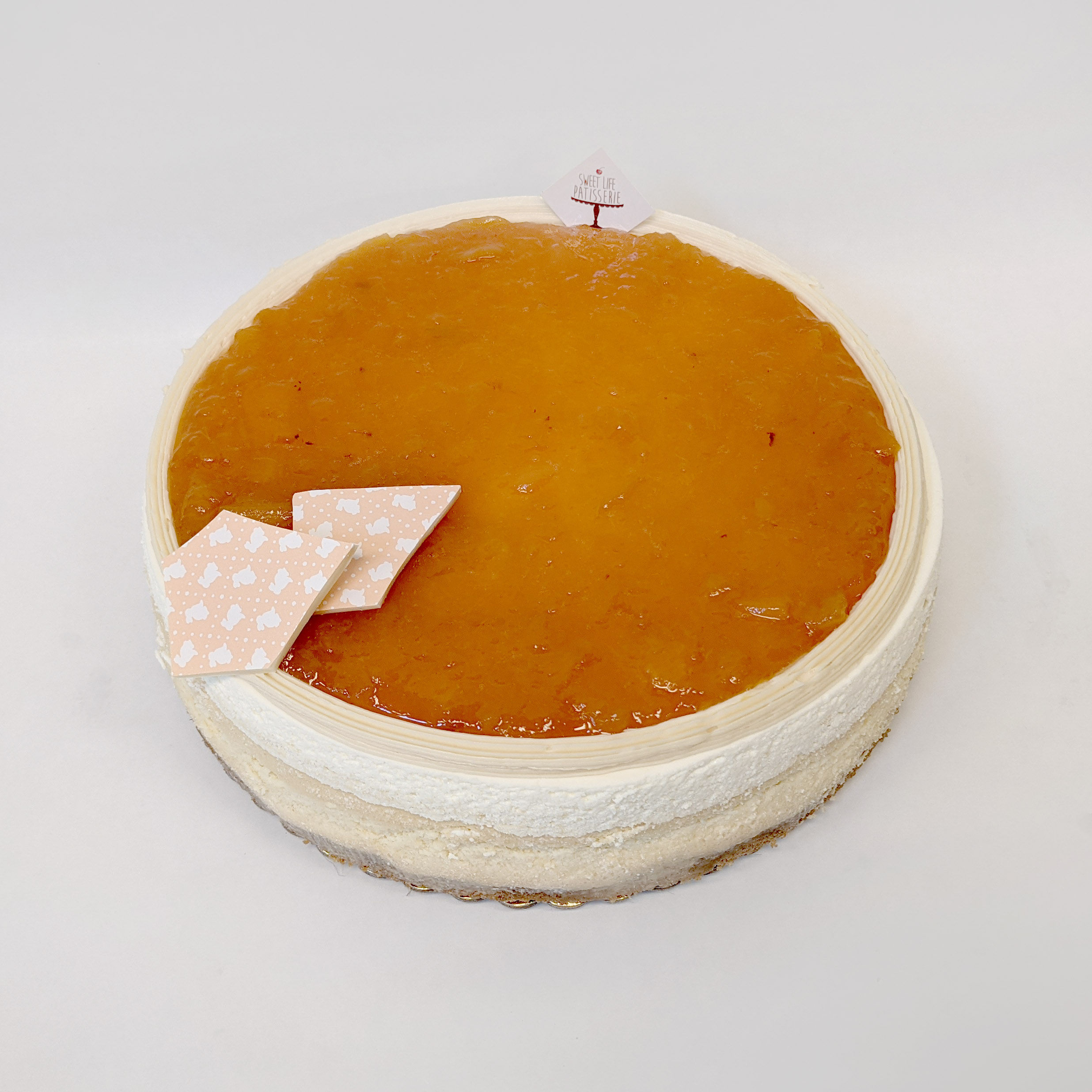 Brown Sugar Peach Cheesecake*