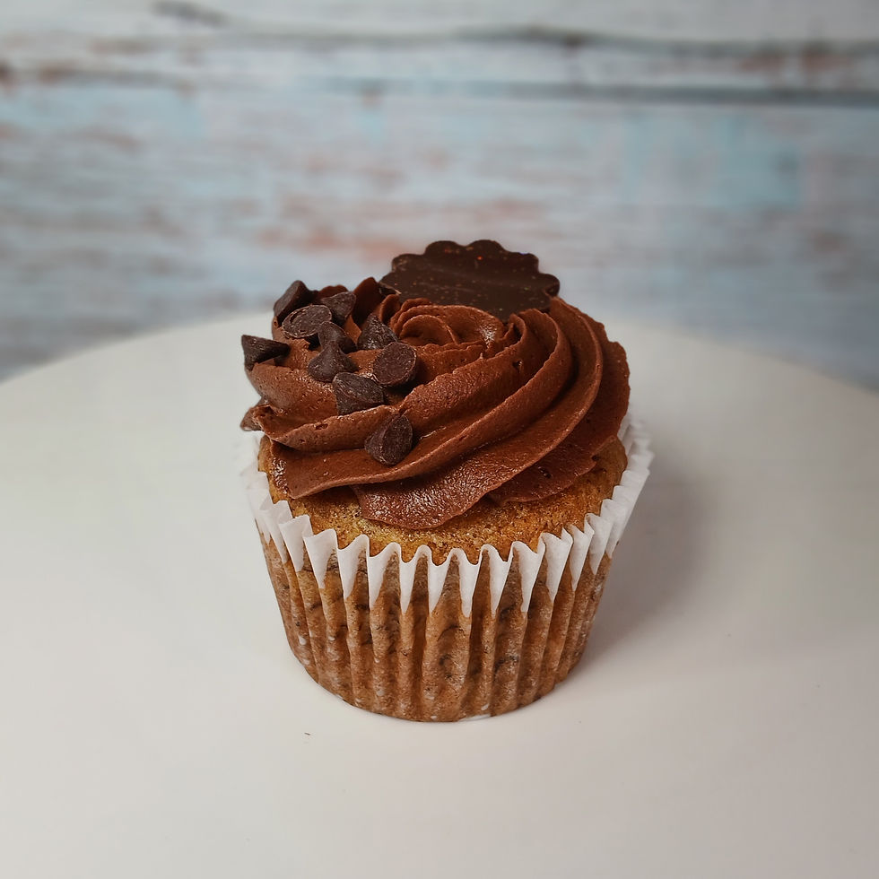 Banana Chocolate Chip Cupcake