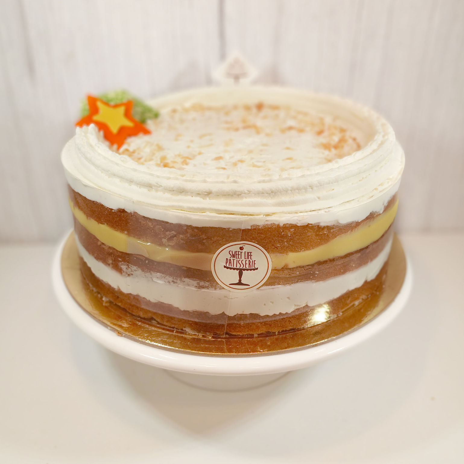 Toasted Coconut Passionfruit Cake