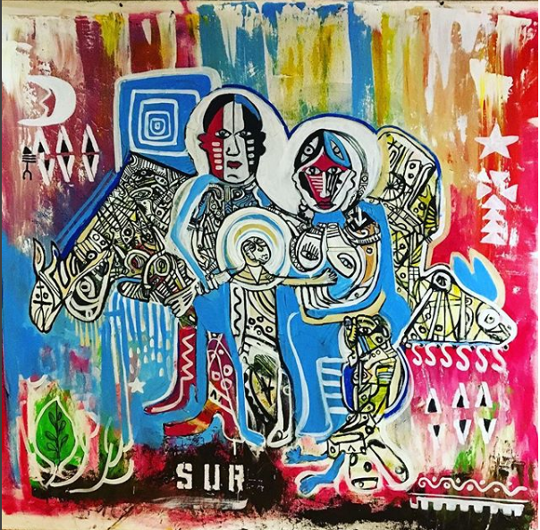 Acrylic Painting "Sur"