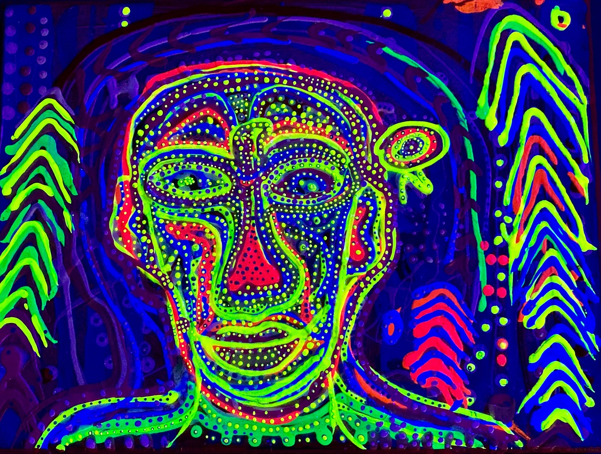 “Holloween” neo expressionism painting 