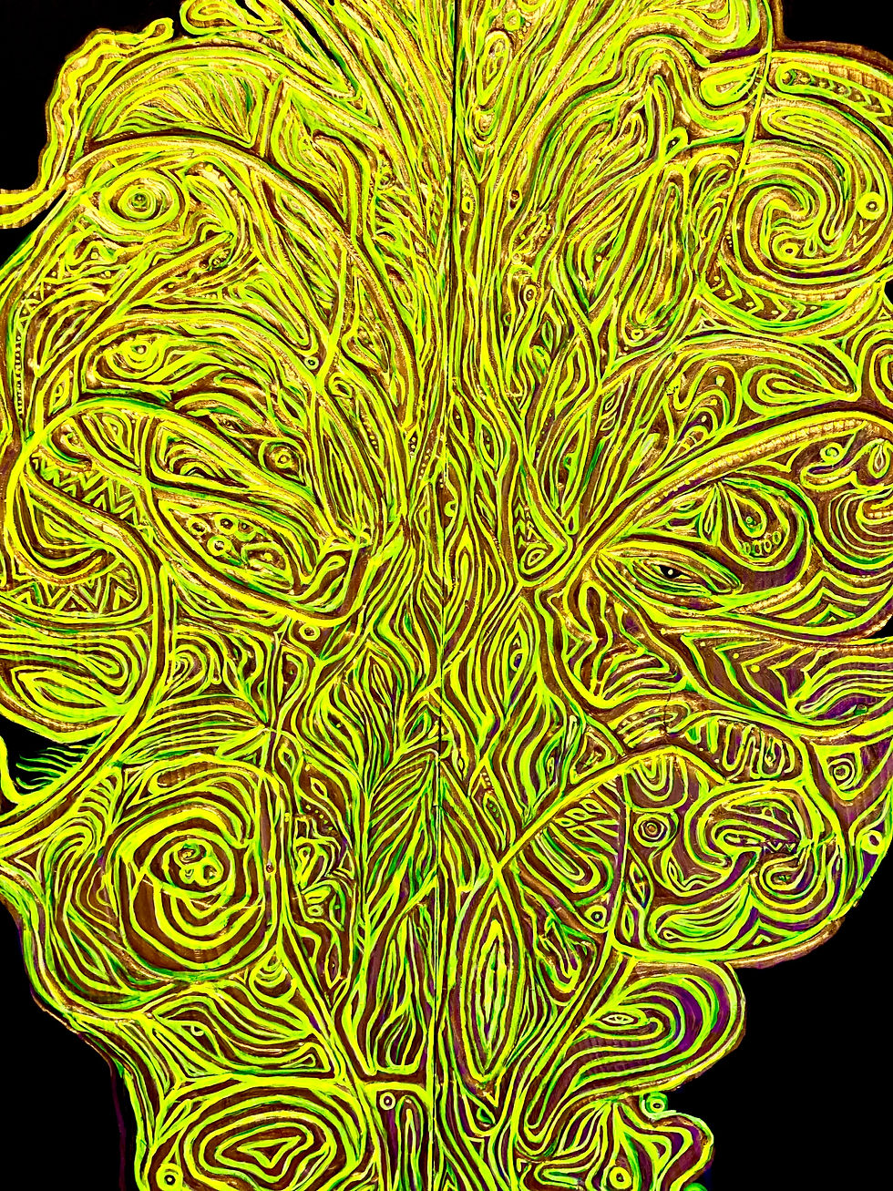 Thumbnail: Original Metaphysical Interactive Carving/Painting, "Adamantine Particles"
