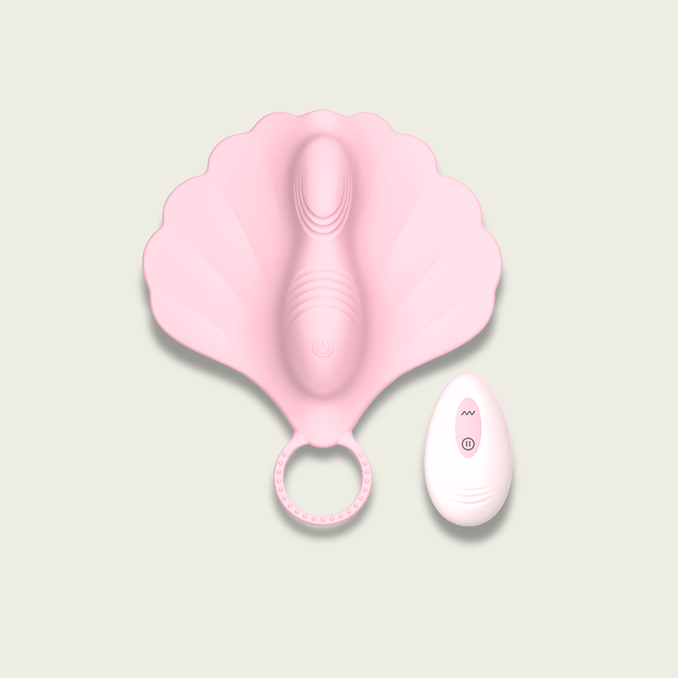 BLOOM PAD כרית רטט זוגית לעונג כפול מתאים לנשים גברים וזוגות