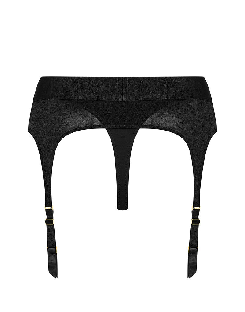 תמונה ממוזערת: רתמת דילדו סטרפון שחורה אלגנטית