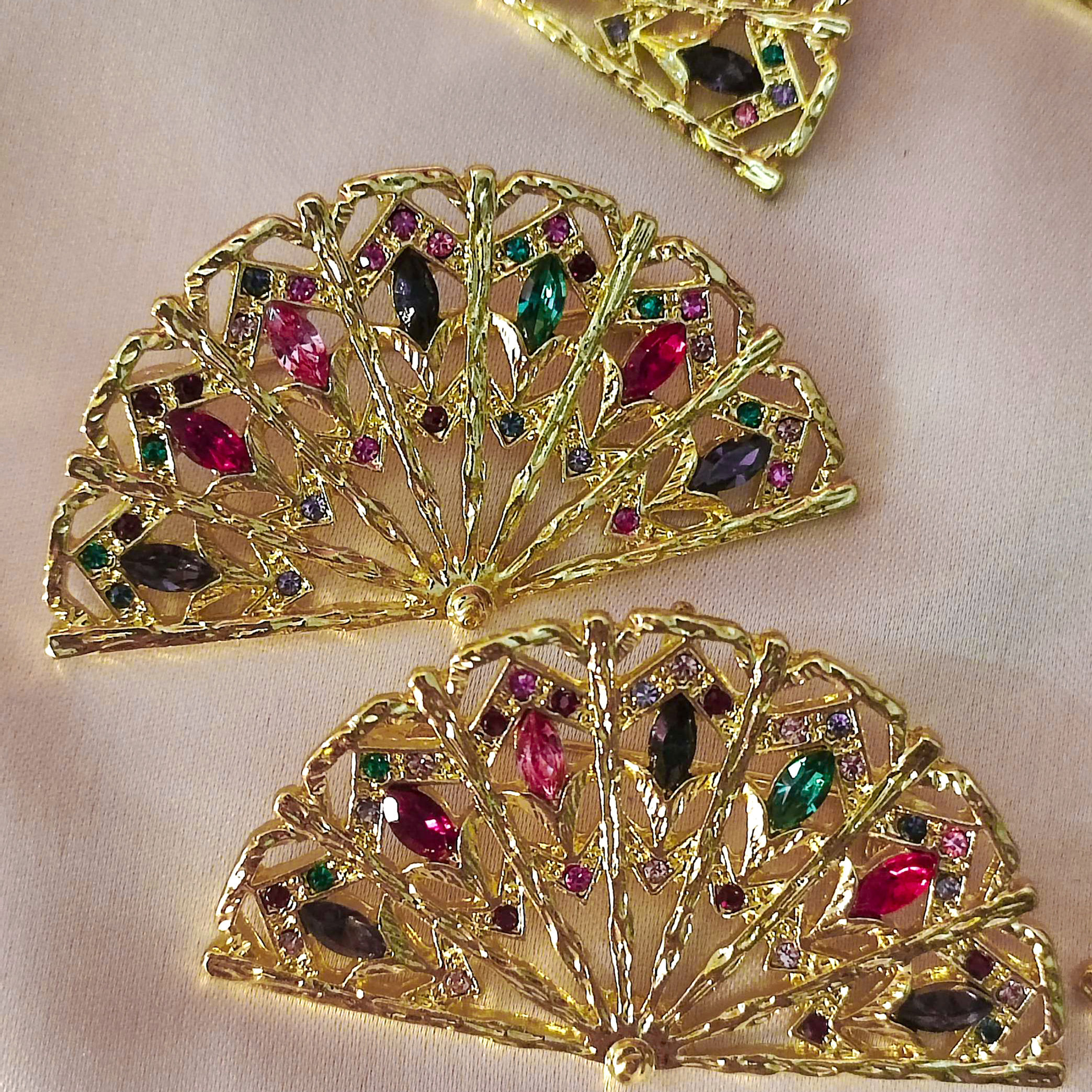 BROCHE ABANICO COLORES