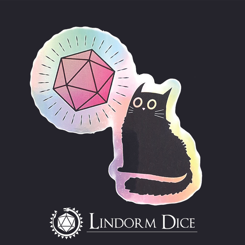 Stare into the glory - Cat Holo sticker