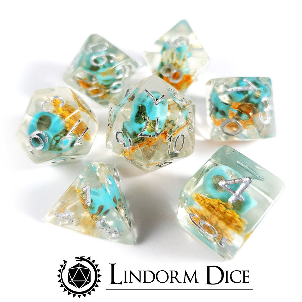 Holbox - floral skull dice