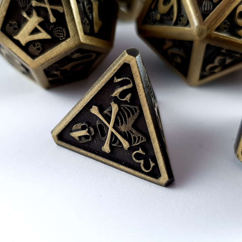 Miniatyrbild: Pirates luck - Metal dice