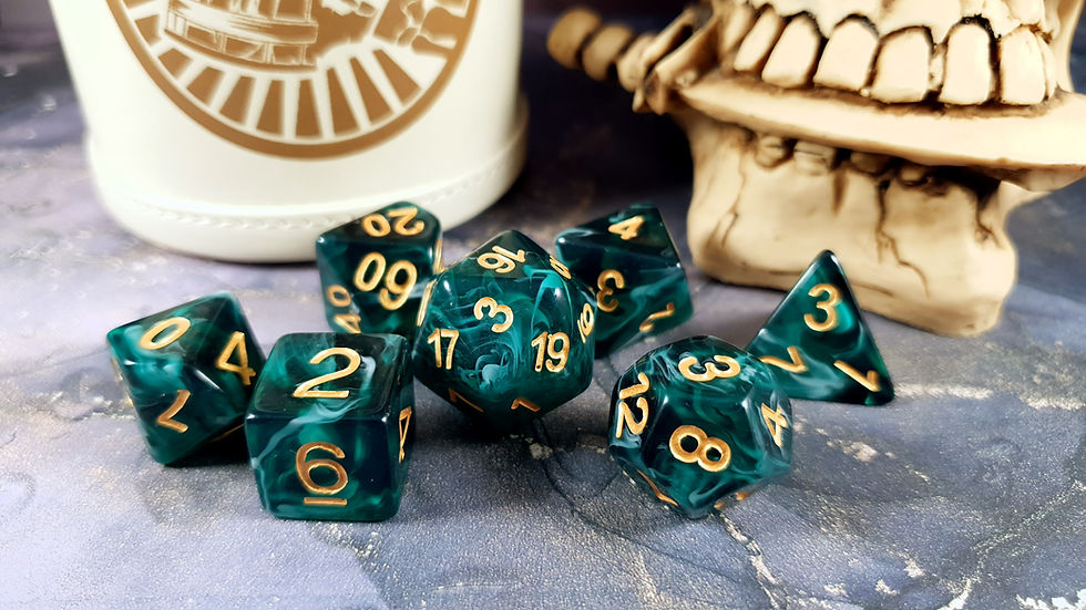 Miniatyrbild: Lindorm Dice Sea shanty dice - Fish in the sea