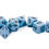 Miniatyrbild: Chessex Opaque Pastel blue/black 7-Die Set™