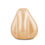 Miniatura: Florero de cobre pulido con un diseño orgánico y moderno, cuya superficie reflectante y forma suavemente curvada añade un toque de elegancia cálida a cualquier espacio decorativo.