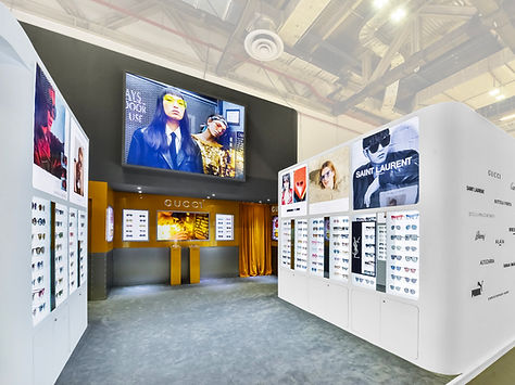 Kering Eyewear Singapore Booth.