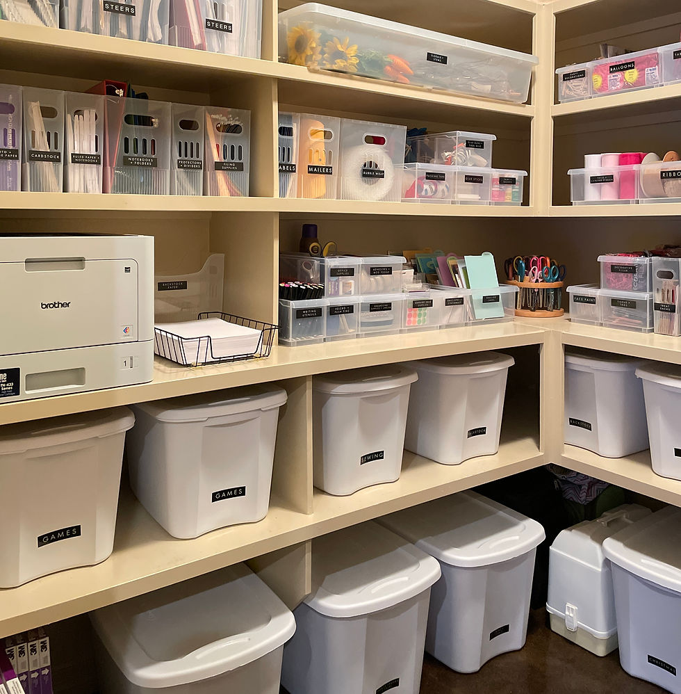 Texas home office and craft room organizer
