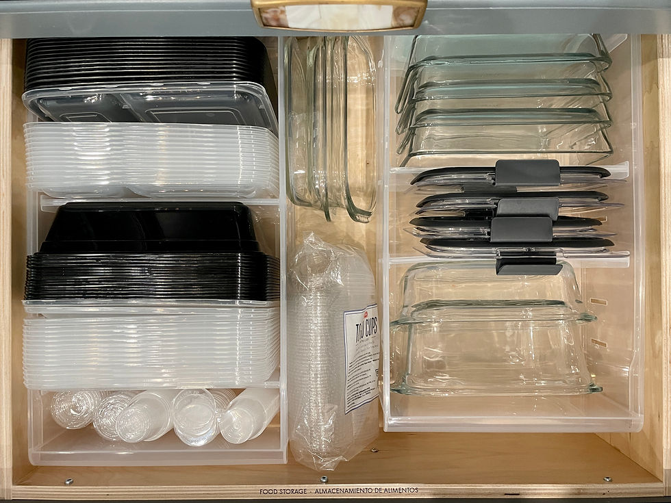 Food storage organizing