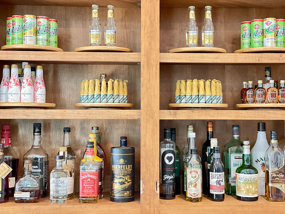 Bespoke bar organization