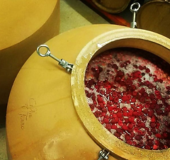 Macération de framboises