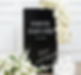 Black and white design white floral design