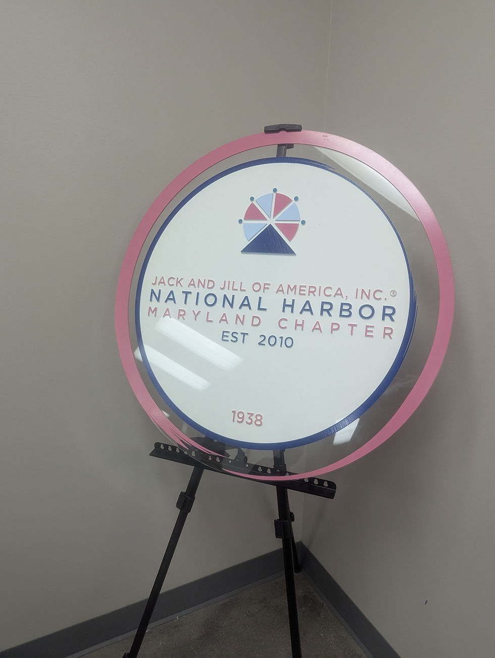 Jack and Jill of National Harbor chapter acrylic signage.jpg