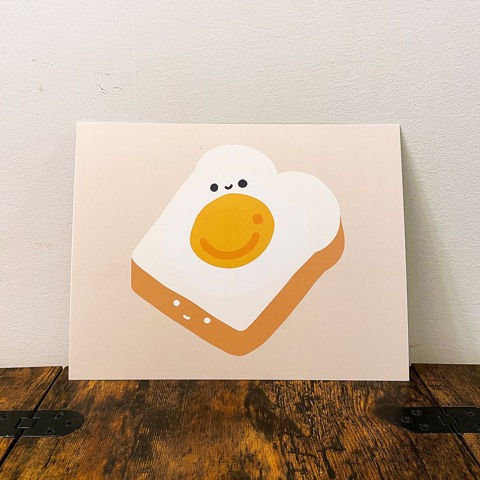 Thumbnail: Egg on Toast | Happy Food Print