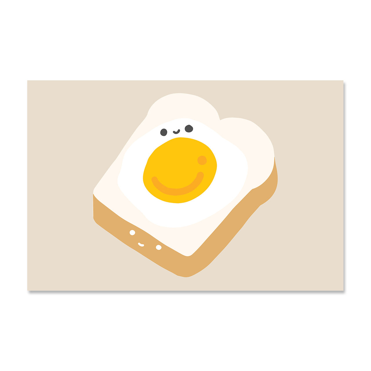 Egg on Toast | Happy Food Print