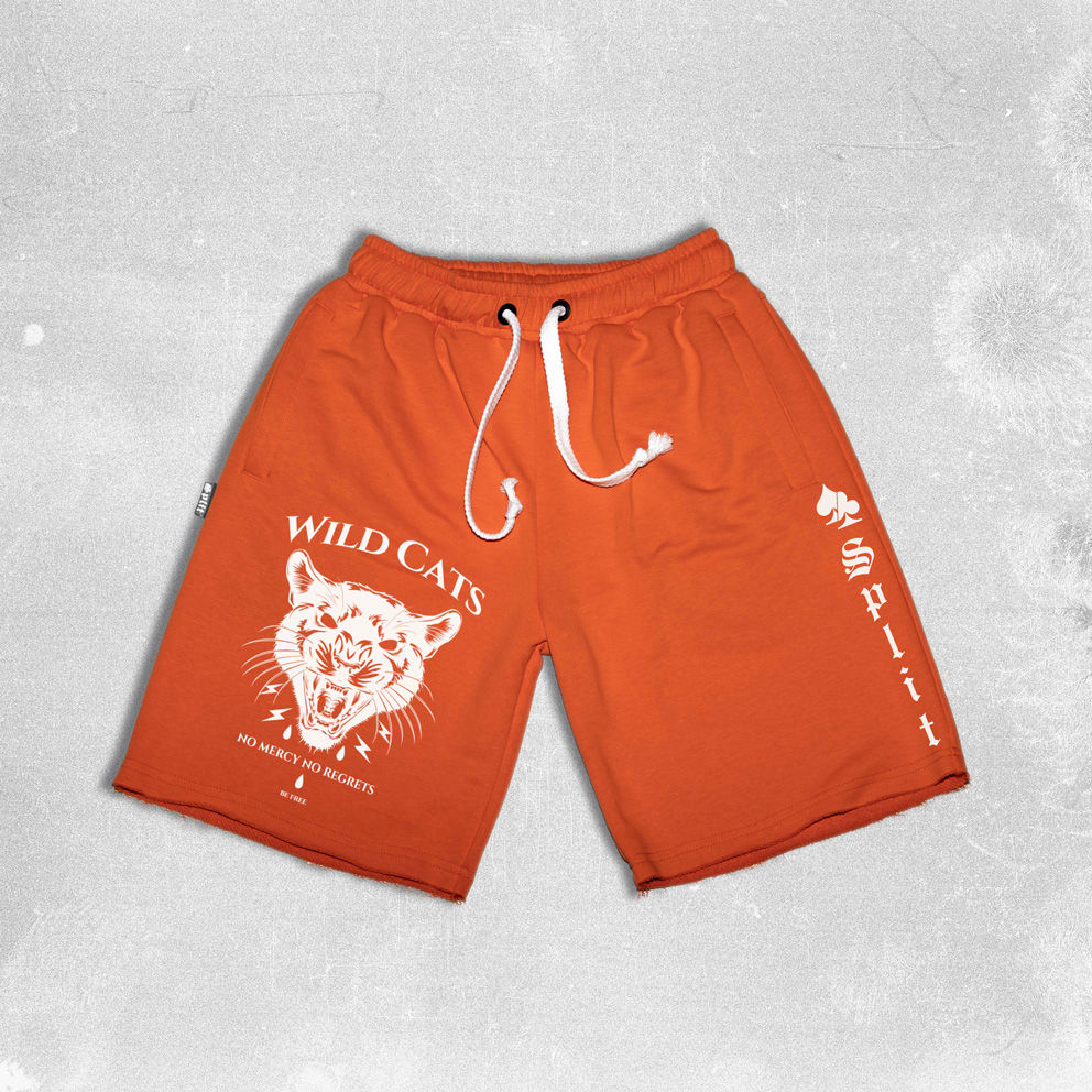 Шорти Wild cats "orange"