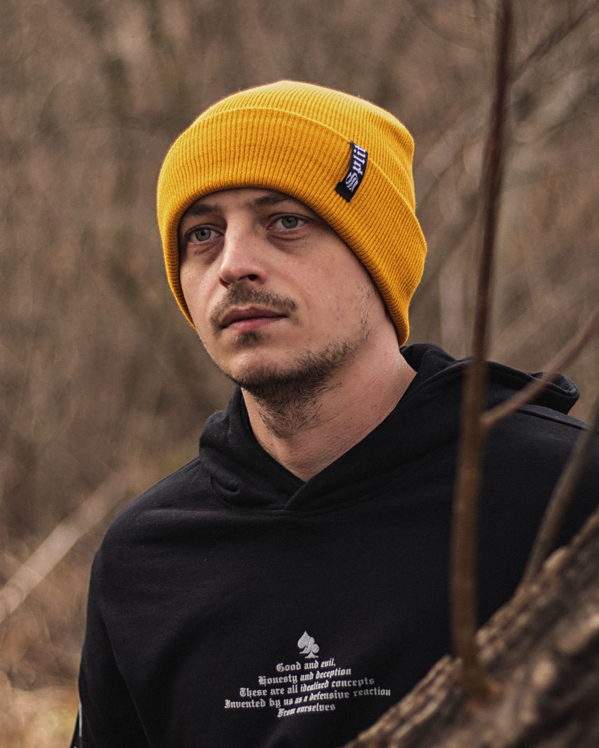 Thumbnail: Mustard beanie