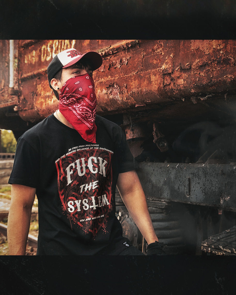 Thumbnail: Fuck the system T-shirt