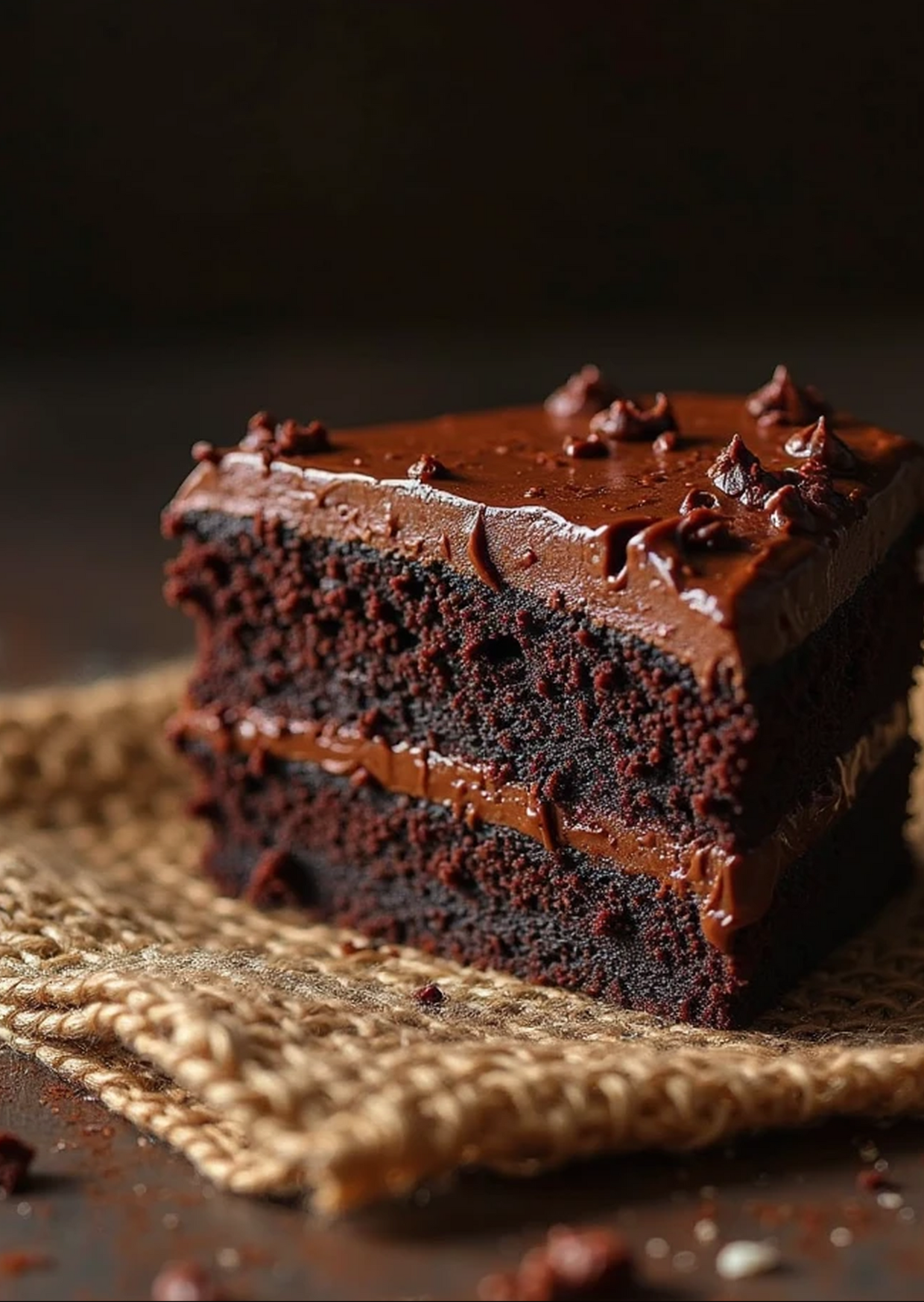 Moist chocolate cake