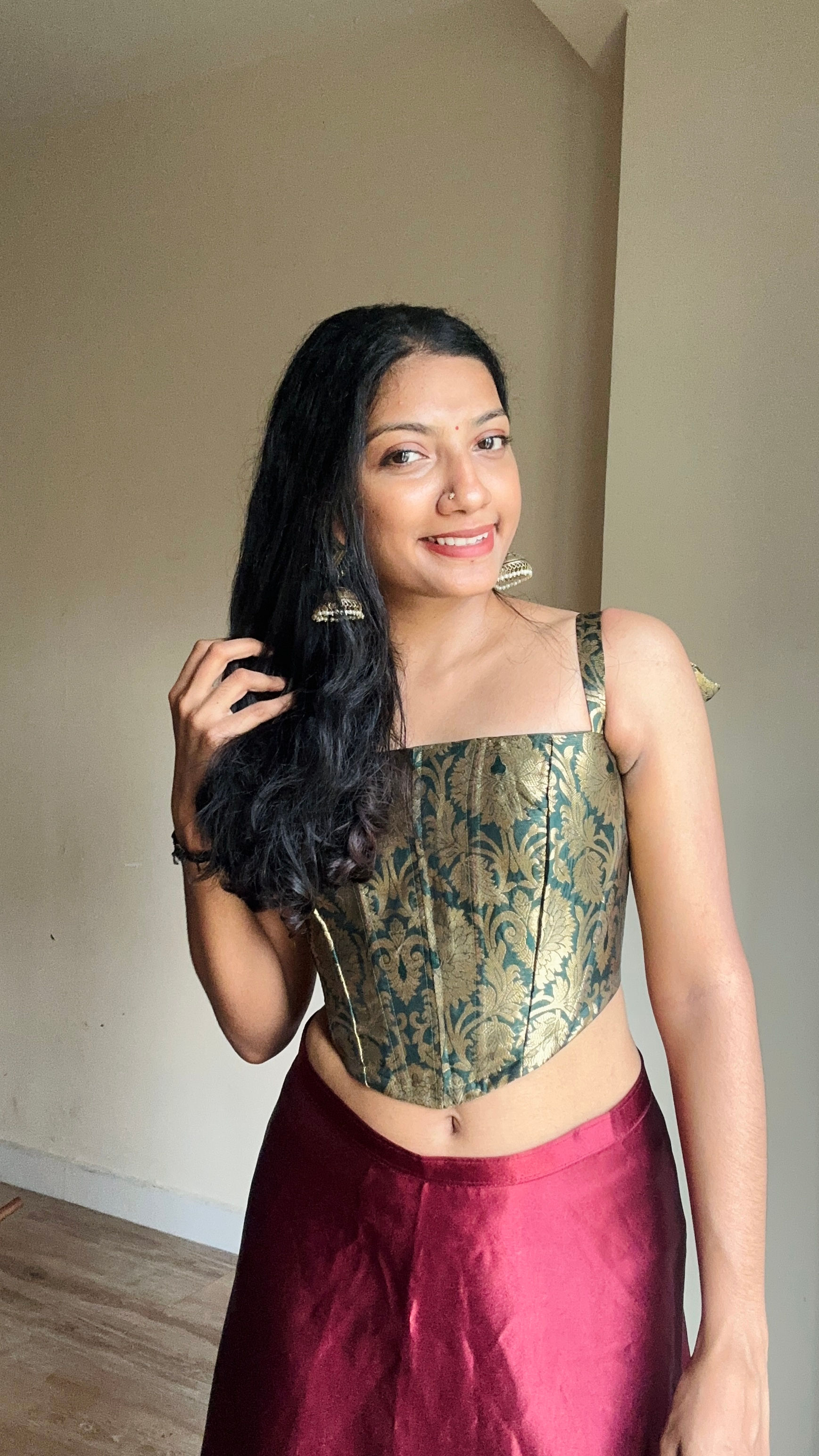 Kalyani Brocade Corset