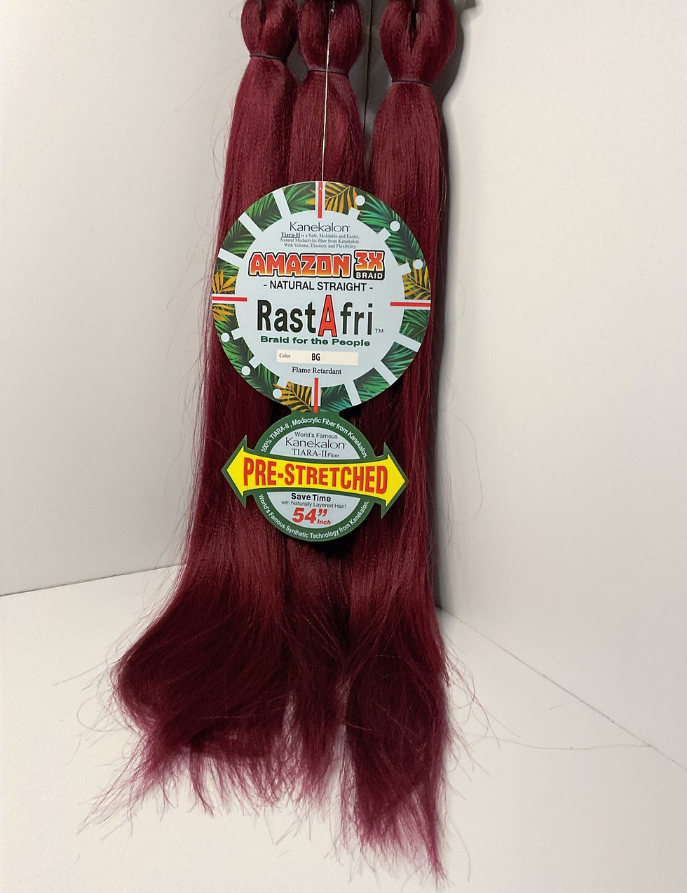 Thumbnail: RastAfri - 54in  Pre stretched Amazon 3x Braid Natural Straight