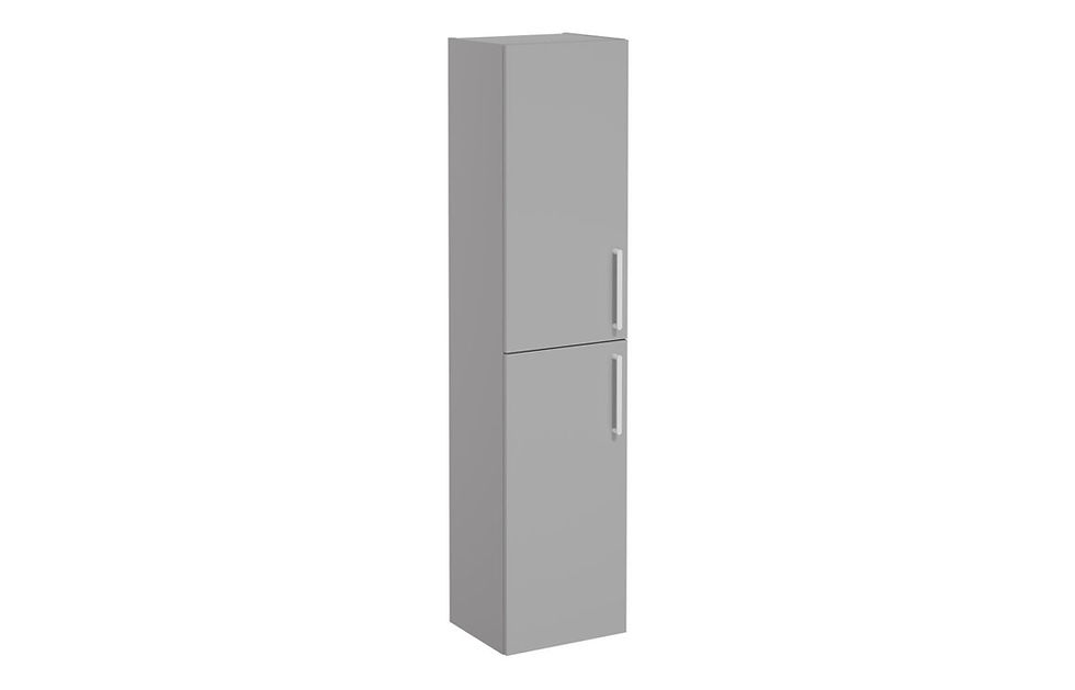 Thumbnail: VitrA Root Flat 40cm 2 Door Tall Unit (LH Hinge) grey