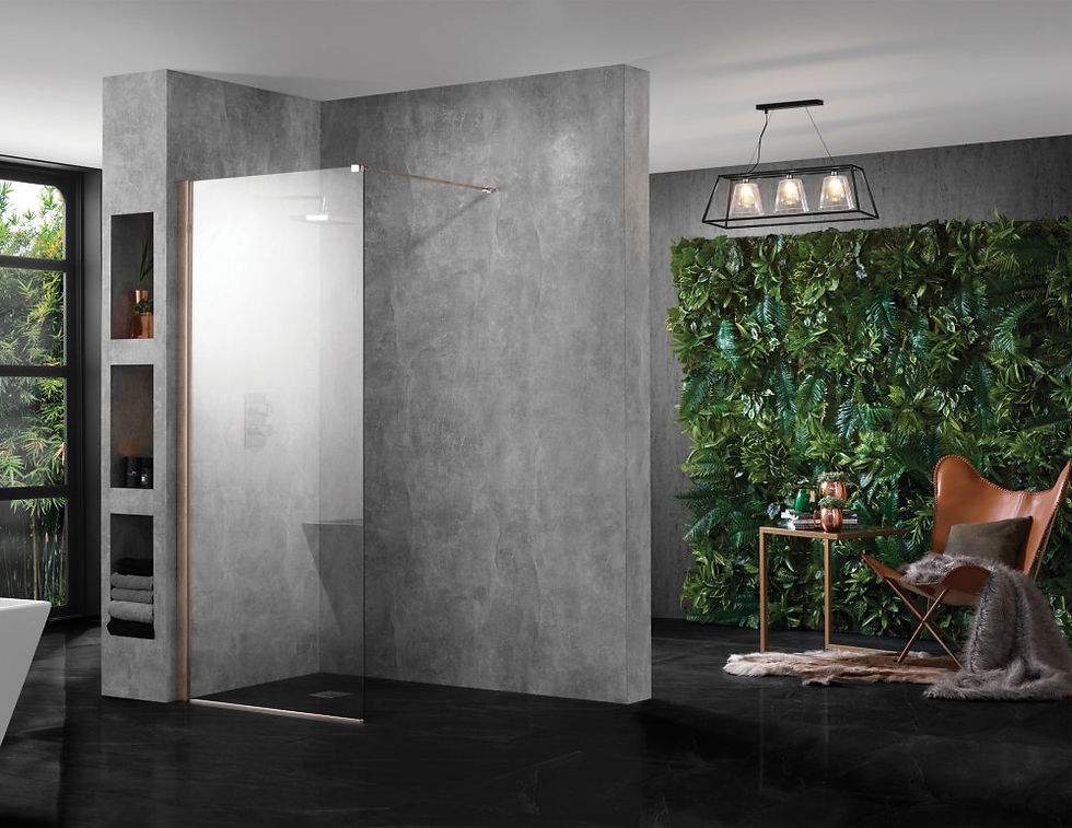 10mm glass wetroom panels