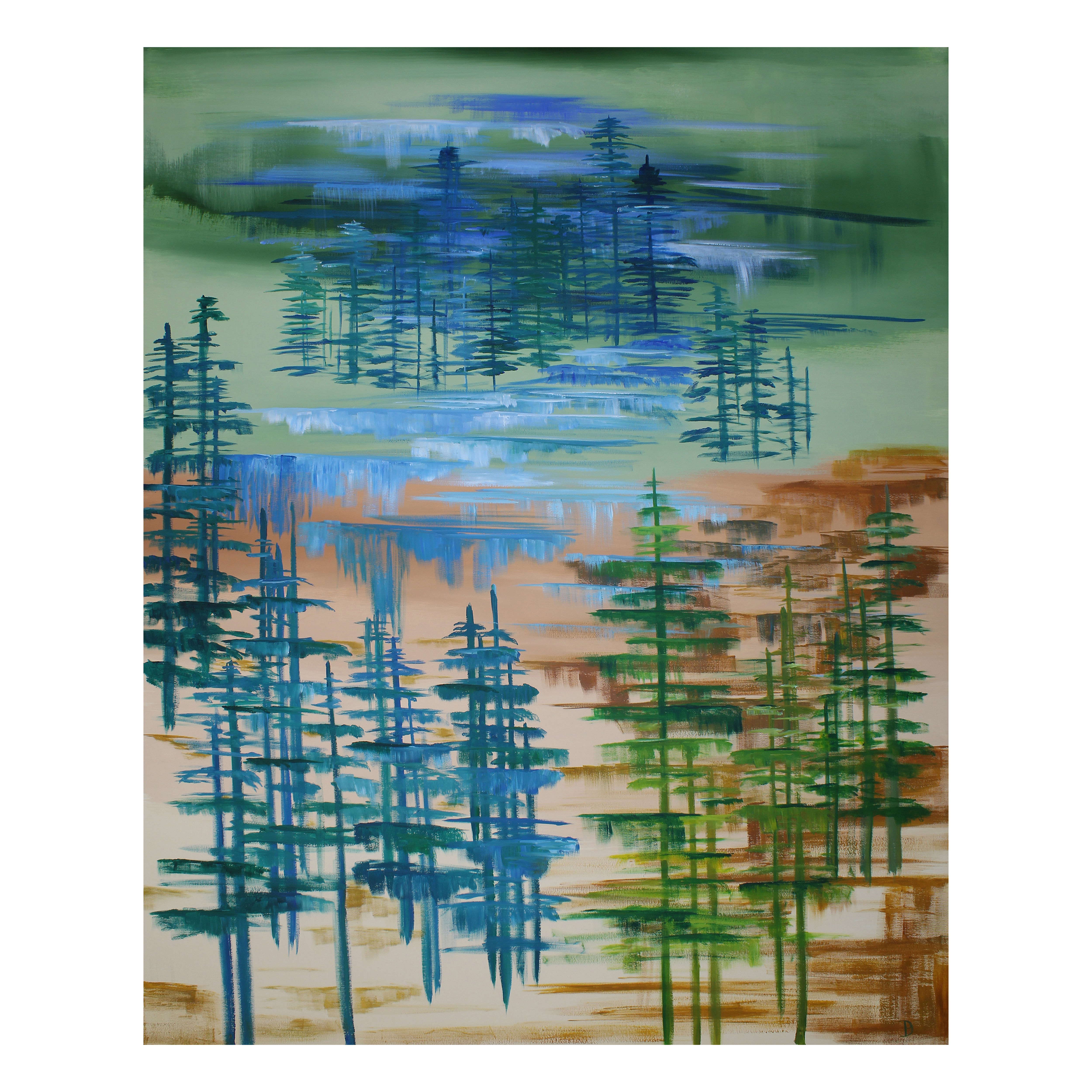 Jade Forest - 48" x 60"