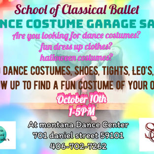 school of classical ballet Dance costume garage sale