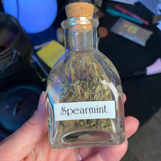 Spearmint herb (optional) for wealth.