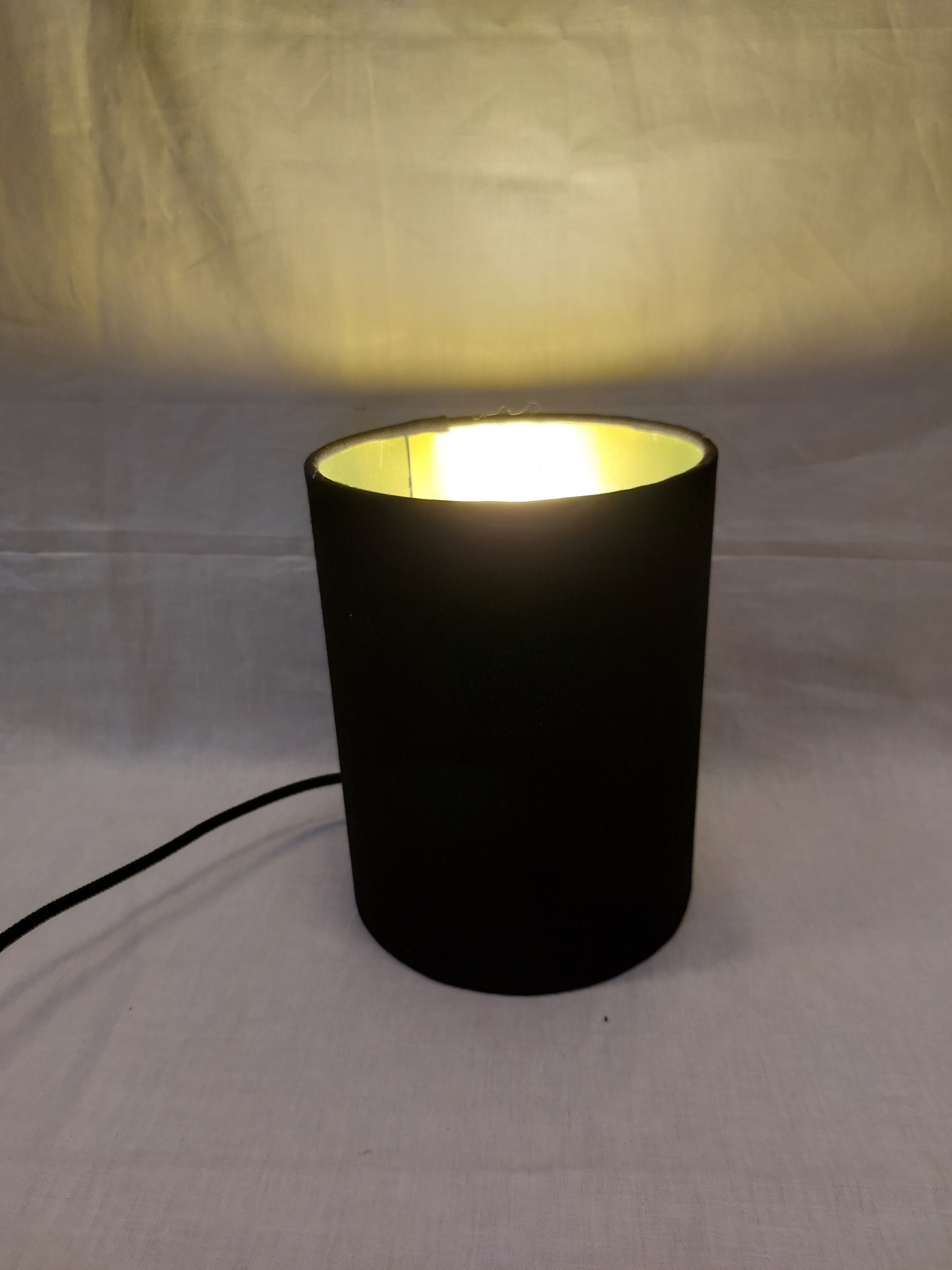 Abat-jour à poser noir