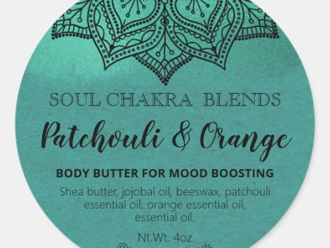 Top 10! Mandala Product Packaging Mood Blend Labels