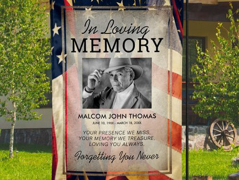 Best Deals! Patriotic US Flag Memorial Grave