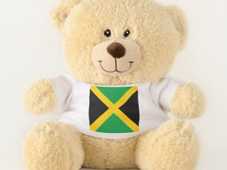 Hot Deals! Jamaica Flag Teddy Bear