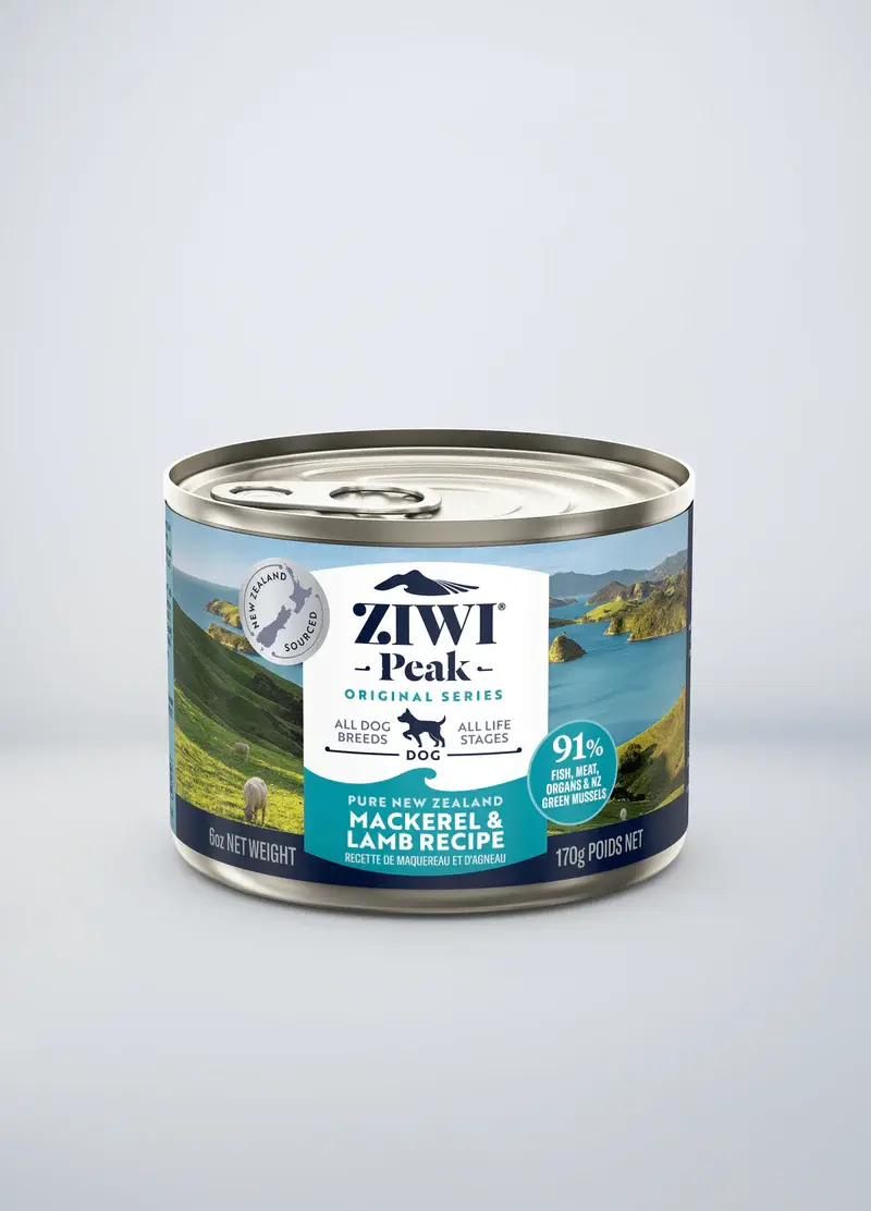 ZIWI Peak Canned Wet Food Original Mackerel & Lamb Recipe