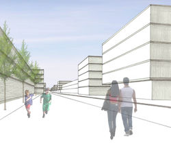 Residential urban road