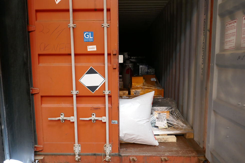 Non-conformité: coussin de calage aux portes