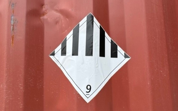 Placardage classe 9 d'un conteneur  (véhicule emballé ou non sous l'amendement 43)